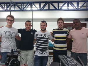 André do Carmo Pereira, Camerino Borgonovi de Oliveira Santos, Henrique Miralha Santos Guimarães, Thalles Rodrigues Tavares e Thiago Henrique de Jesus Gonçalves