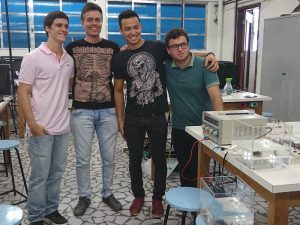 Carlos Kiichi Tanikawa da Silva, Guilherme Alonso Solano, Gustavo Dos Santos Magio e Lucas Baccarat Carneiro da Cunha Bernardino da Silva