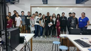 Participantes da Oficina de Iniciação à Eletrônica (20h)